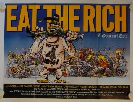 Eat the Rich! originales deutsches Filmplakat